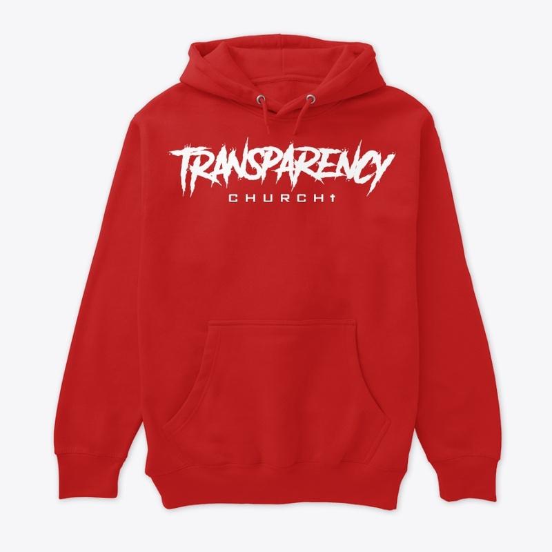 Red Rush Transparency Church Hoodies 