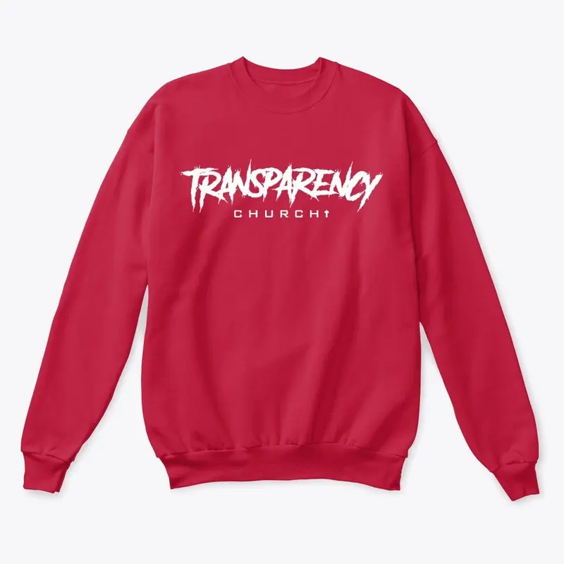 Red Rush Transparency Church Hoodies 